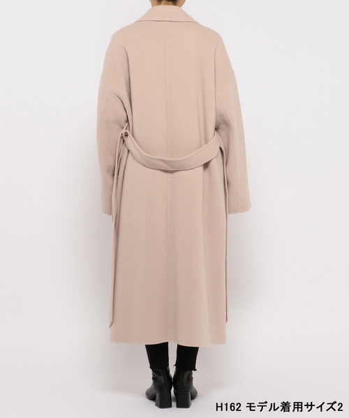 セール】ライトウールリバーロングコート（ダウンジャケット/コート