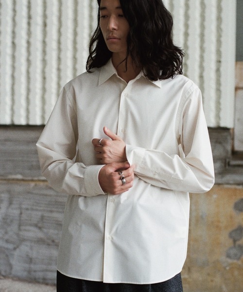 MICRO SPAN BASIC DRESS SHIRT（シャツ/ブラウス）｜WYM LIDNM（ウィム