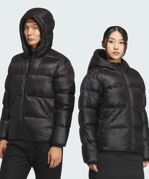 セール】PERTEX QUANTUM PUFFYフルジップ ダウンジャケット【adidas
