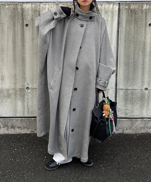 INTERPLAY x AYA】MOMONGA Long Coat 2024（ステンカラーコート