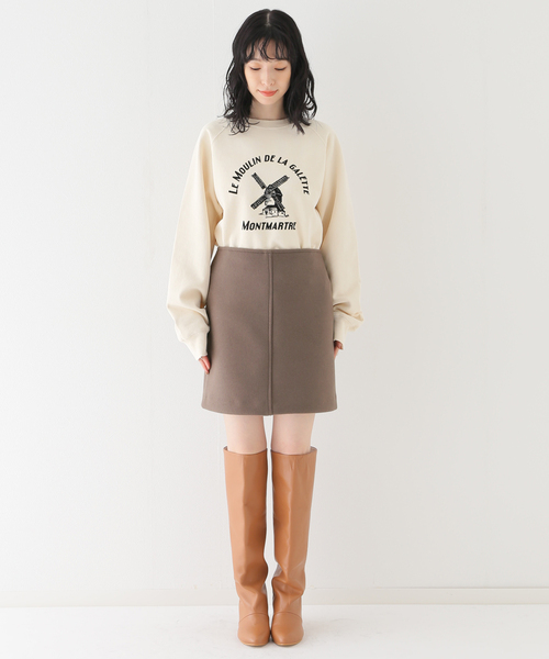 Spick & Span（スピックアンドスパン）の「ウールメルトンミニスカート