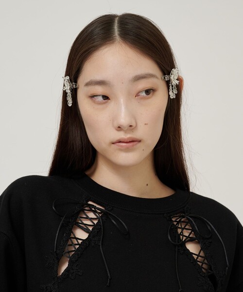 tanakadaisuke】crystal hair clip 右用 tanakadaisuke】crystal hair