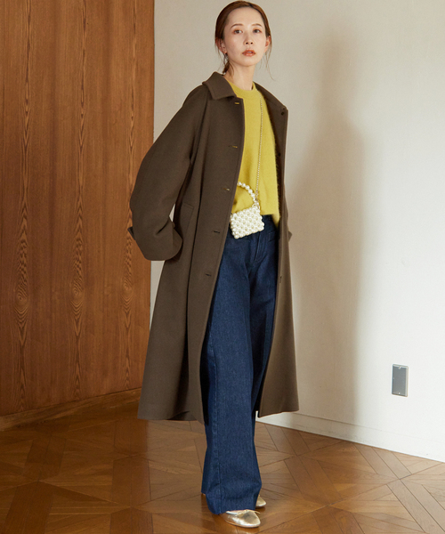 SLOBE IENA（スローブイエナ）の「ウールモッサステンカラーコート