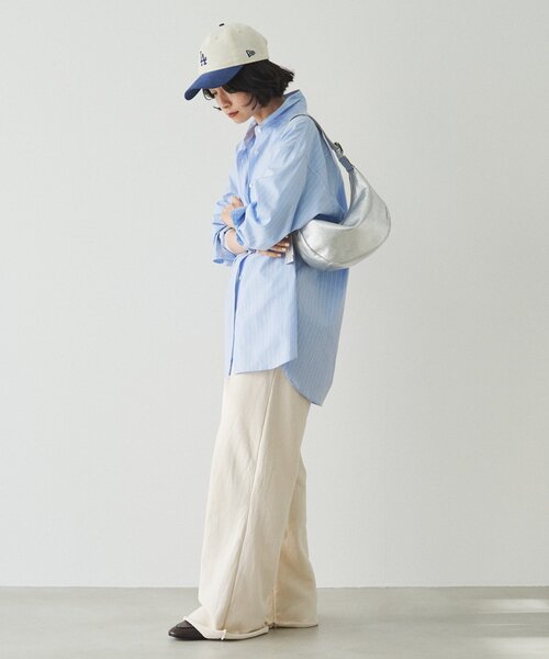 ソフトレザーラウンドショルダーバッグ[silver](CE-1470-WEB