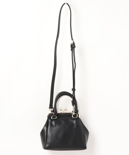 MARY QUANT（マリークワント）の「パールガマ口 2WAYミニトート