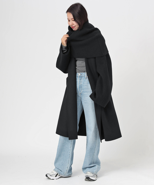 追加 リブニットケープ（ネックウォーマー/スヌード）｜AP STUDIO