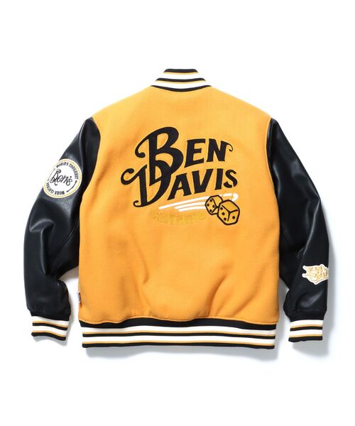 BEN DAVIS（ベンデイビス）】BD STADIUM JACKET / 刺繍 ワッペン OLD