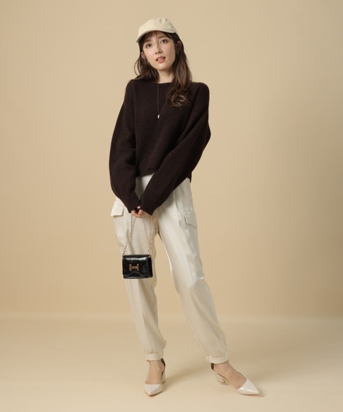 リラクシーサテンワークパンツ（その他パンツ）｜Apuweiser-riche