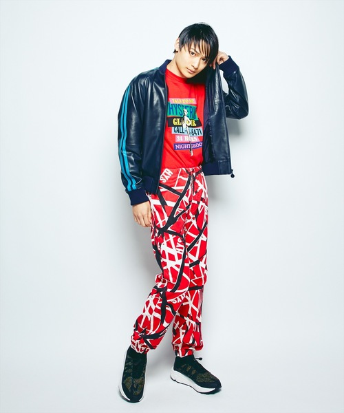 HYSTERIC GLAMOUR（ヒステリックグラマー）の「ADIOS刺繍 レザー