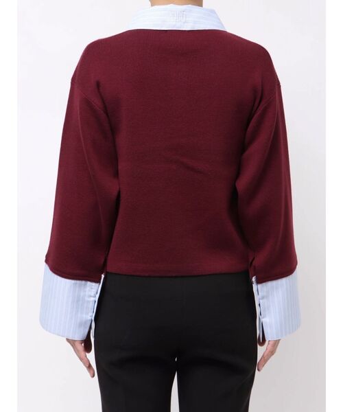 POLO BCSコラボ】シャツカラーカフスニットプルオーバー（ニット