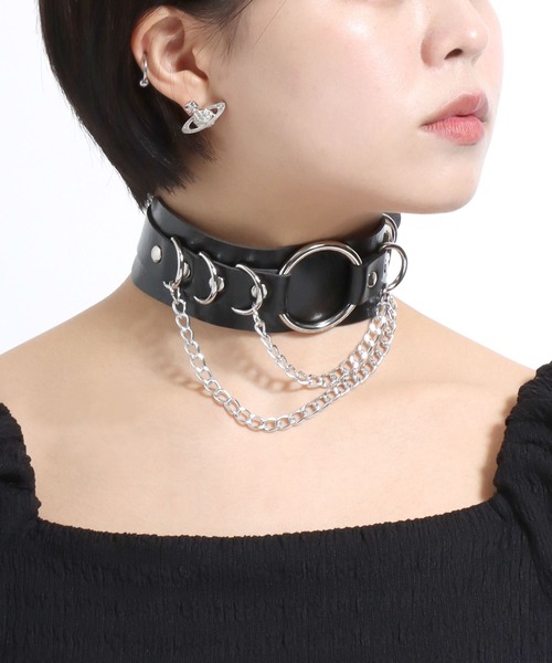 セール】#サブカルファッション シルバーチェーン・リング使いハード