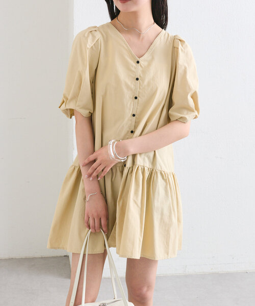 セール】ティアードミニワンピース（ワンピース）｜mystic