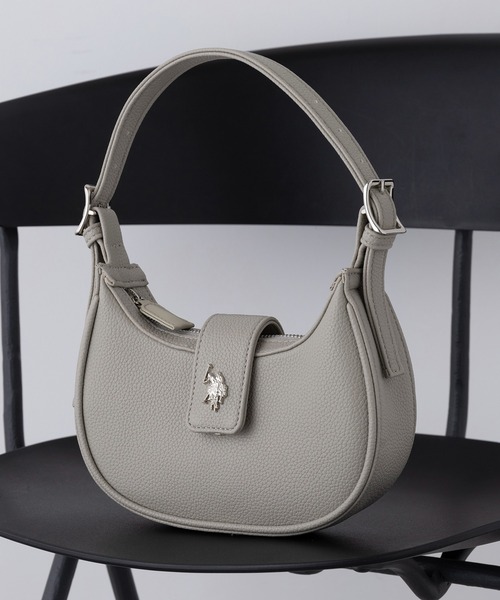 セール】【U.S. POLO ASSN.】≪別注≫ 3WAY Half Moon Bag / ハーフ