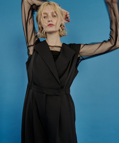 Standout collar all-in-pants（パンツドレス）｜et.UNiVER（エト