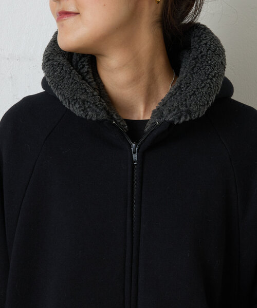 BEARDSLEY（ビアズリー）の「ボアポンチョパーカー（パーカー）」 - WEAR