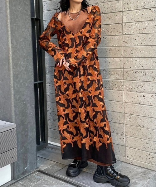 2WAY CHINTZ FINISH A LINE DRESS（ドレス）｜Ameri（アメリ）の