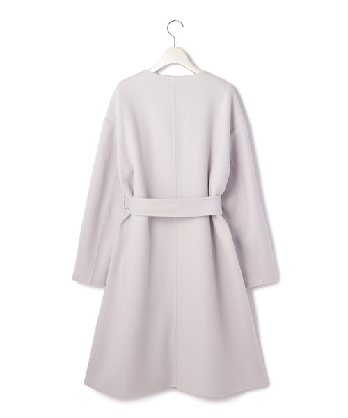 LAISSE PASSE（レッセパッセ）の「ノーカラーリバーコート（ノーカラー