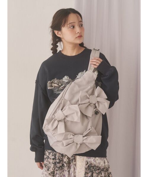 ribbonワンショルダーバッグ（ショルダーバッグ）｜merry jenny