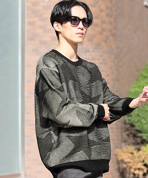 セール】ジャガード織り星柄ニット（ニット/セーター）｜LUXSTYLE