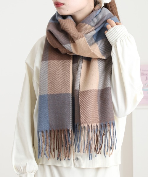 セール】ブロックチェックストール（ストール/ショール）｜FUNALIVE