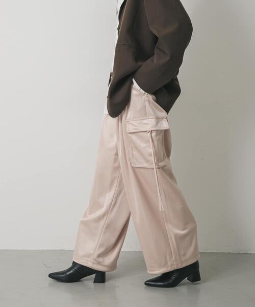 セール】サテンカーゴパンツ（その他パンツ）｜SENSE OF PLACE by