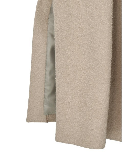 Ameri（アメリ）の「ELEPHANT COLLAR NAPPING COAT（ノーカラーコート