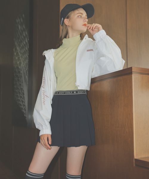 EIMY GOLF（エイミーゴルフ）の「ロゴウエストプリーツスカート