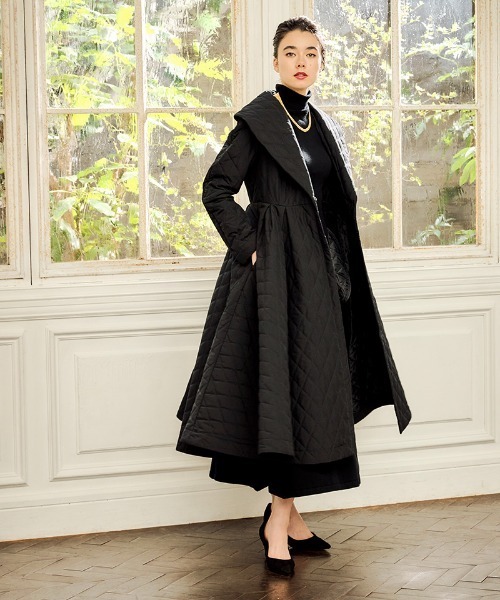 JENNE（ジェンヌ）の「フレンチシック キルティングフレアコート