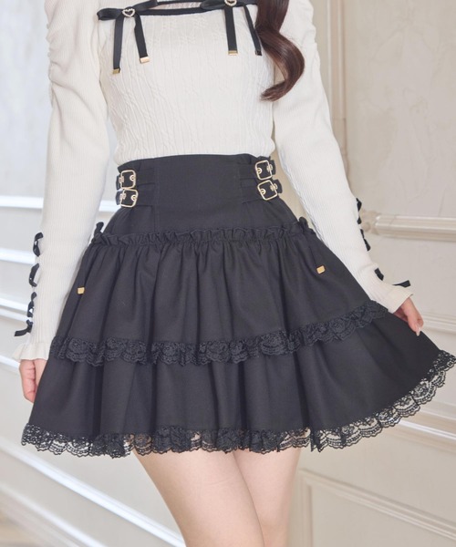 2段フレアボリュームスカート（スカート）｜ROJITA（ロジータ）の