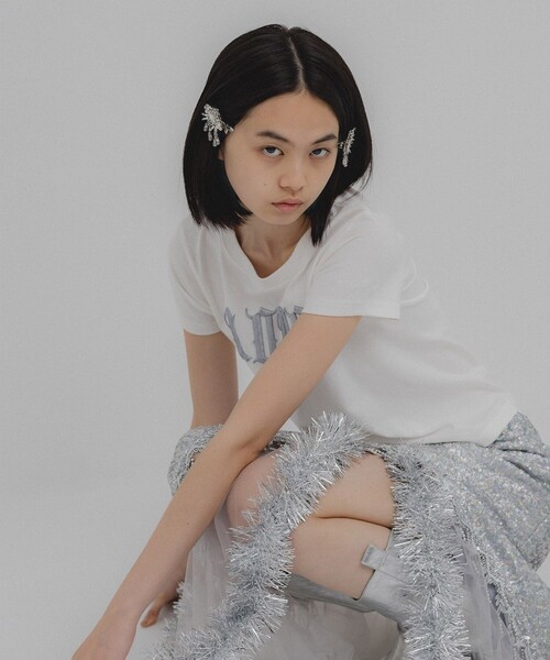 tanakadaisuke】crystal hair clip 右用 tanakadaisuke】crystal hair