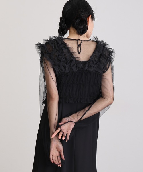 袖あり&ミモレ丈同窓会3点セットセレモニー結婚式フォーマル