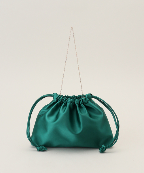 Deuxieme Classe（ドゥーズィエムクラス）の「CELERI SATIN MINI POUCH