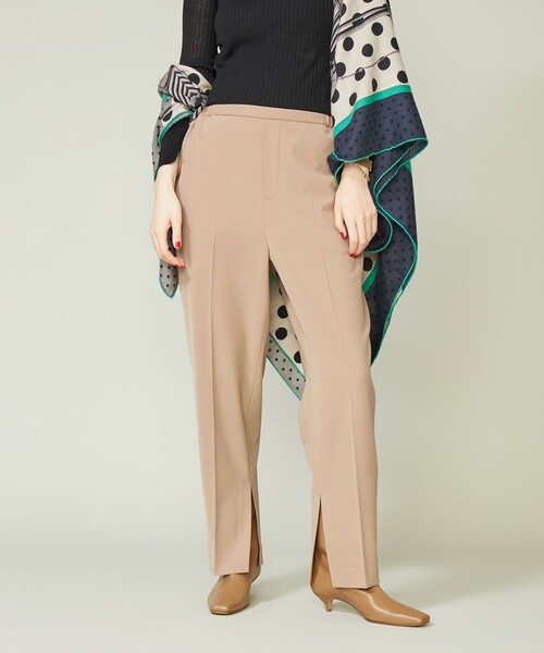 conte（コンテ）の「＜conte＞スリット テーパードパンツ（その他