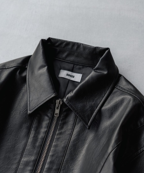 セール】Seam line zip blouson / シームラインジップブルゾン