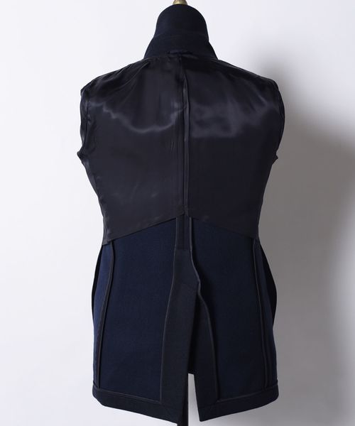 SHIPS（シップス）の「SD: ウール カーコート(ネイビー)（ステンカラー