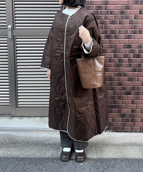 セール】キルティングコート(※カーキ、その他1、その他2はロング丈