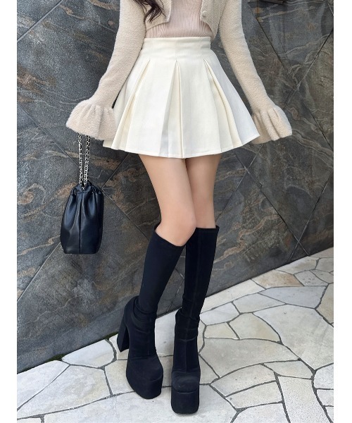 セール】ハイウエストボックスミニスカート（スカート）｜Darich