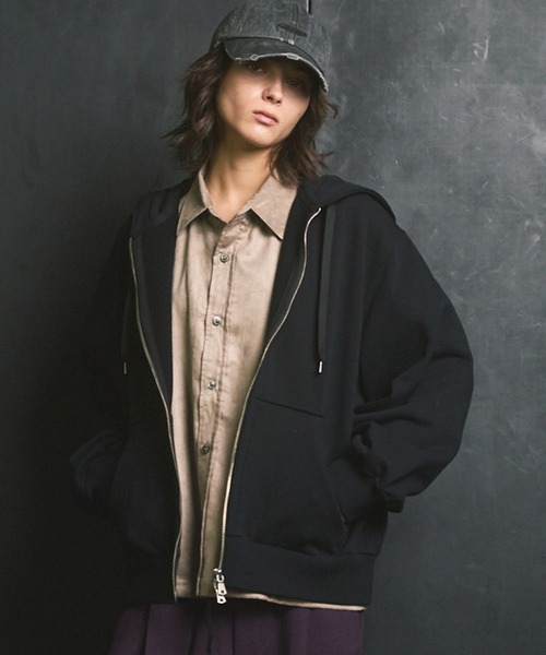 UNISEX》【ONE-MILE WEAR】Prime-Over Zip Hoodie/ワンマイルウェア