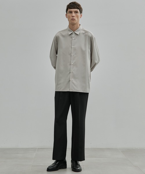 月間売上NO.1再入荷決定【WEB限定】DRY RAYON リラックスシャツ 防シワ