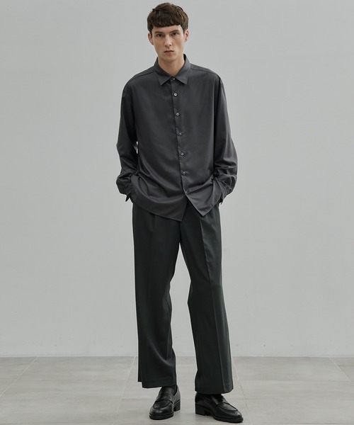 月間売上NO.1再入荷決定【WEB限定】DRY RAYON リラックスシャツ 防シワ