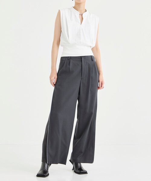 セール】【08sircus/08サーカス】Dobby cloth side zip pants（その他