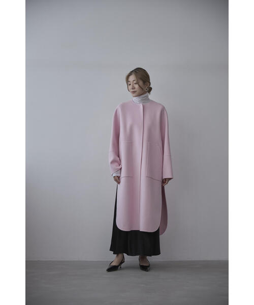 ◇ソフトウールリバーコート（ノーカラーコート）｜LE PHIL（ルフィル