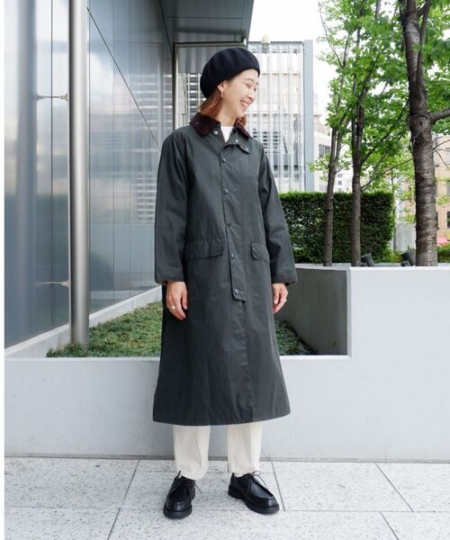 Barbour Burghley モッズコート ダークグリーン Barbour Burghley