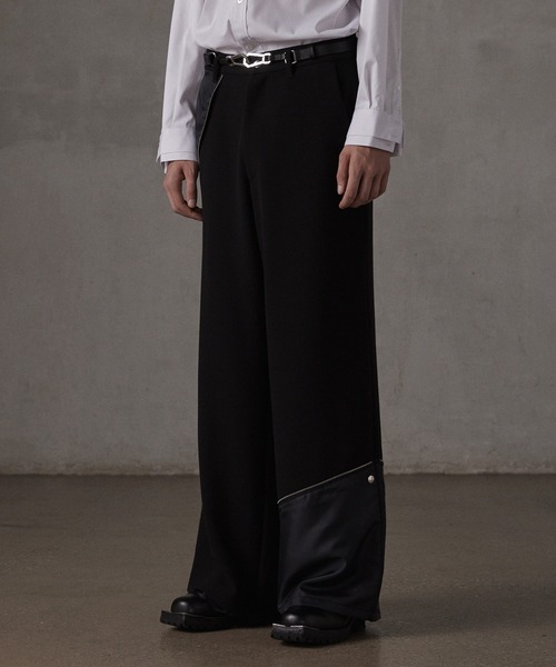 GRANCY】Reverse LayeredDesign Slacks / リバース レイヤードデザイン