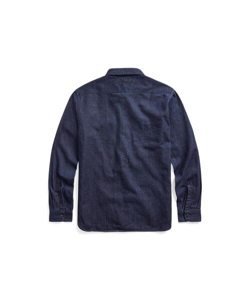 RRL（ダブル アール エル）の「インディゴ コットンリネン デニム
