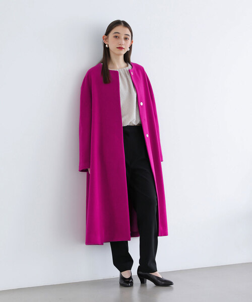 La TOTALITE（ラトータリテ）の「ウールモッサフレアマキシコート