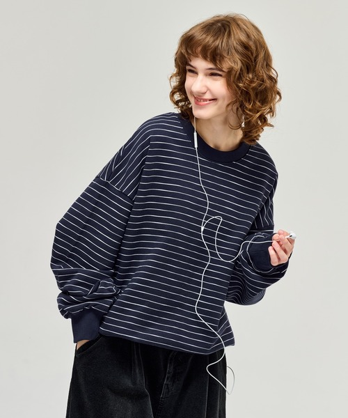 HEAVY WEIGHT BORDER SWEAT / ヘビーウェイトボーダースウェット