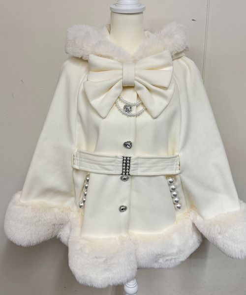 MA*RS（アメーバーマーズ）の「ベルト付きケープコート（ポンチョ