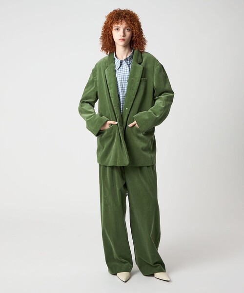 セール】＜6(ROKU)＞コットン コーデュロイビッグ ジャケット 25FW