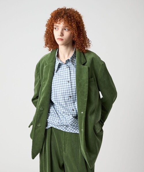 セール】＜6(ROKU)＞コットン コーデュロイビッグ ジャケット 25FW